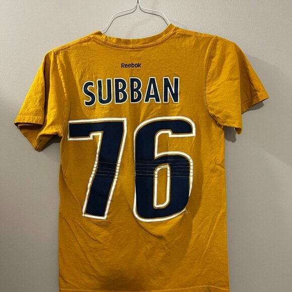 NHL Nashville Predators Subban #76 Reebok short sleeve T-shirt. Size Small - Picture 2 of 4